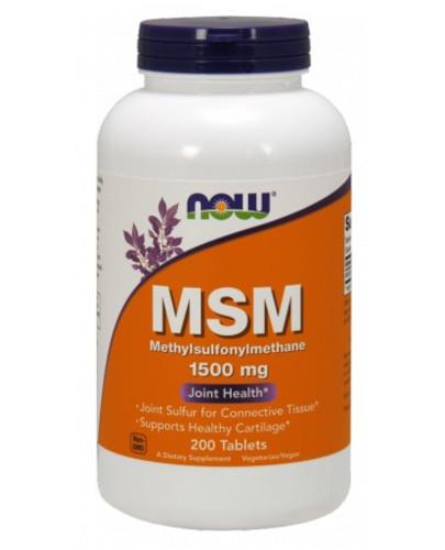 zdjęcie produktu NOW Foods MSM 1500 mg 200 tabletek