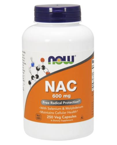 podgląd produktu NOW Foods NAC 600 mg 250 kapsułek