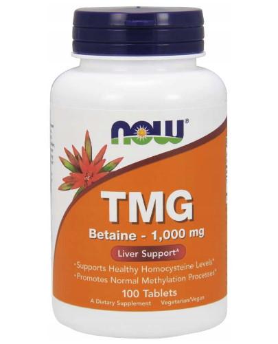 zdjęcie produktu NOW Foods TMG 1000 mg Betaina 100 tabletek