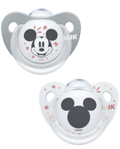 podgląd produktu NUK Trendline Disney Myszka Mik smoczek silikonowy uspokajający 6-18m 2 sztuki [736205A]