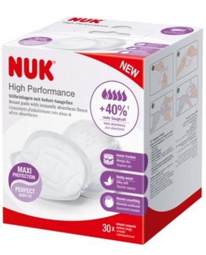 zdjęcie produktu NUK wkładki laktacyjne High Performance 30 sztuk [252134]