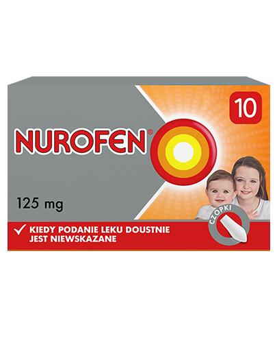 podgląd produktu Nurofen 125mg dla dzieci 10 czopków