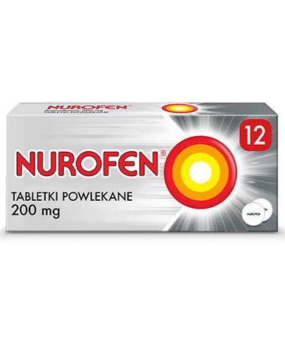 podgląd produktu Nurofen 200mg 12 tabletek powlekanych