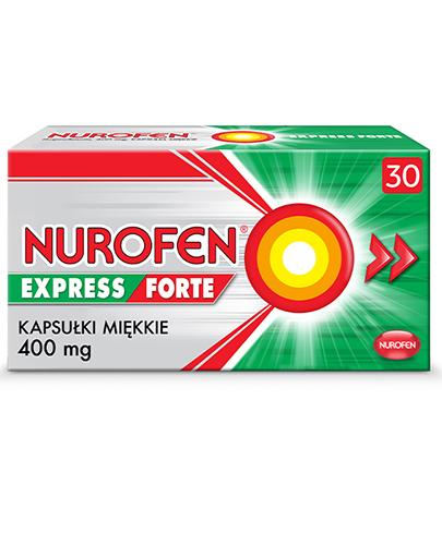 zdjęcie produktu Nurofen Express Forte 400mg 30 kapsułek miękkich