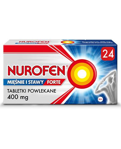 podgląd produktu Nurofen mięśnie i stawy forte 400mg 24 tabletki