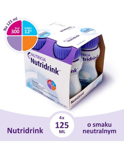 podgląd produktu Nutridrink o smaku neutralnym 4x 125 ml
