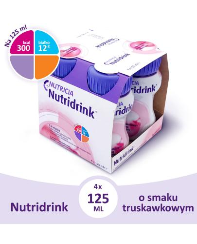 zdjęcie produktu Nutridrink o smaku truskawkowym 4x 125 ml