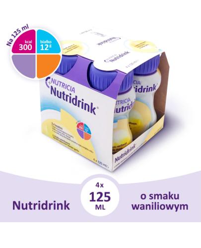 podgląd produktu Nutridrink o smaku waniliowym 4x 125 ml