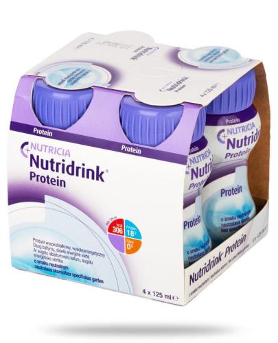 podgląd produktu Nutridrink Protein smak neutralny 4x 125 ml