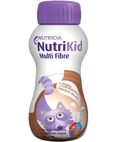 podgląd produktu NutriKid Multi Fibre o smaku czekoladowym płyn 200 ml 