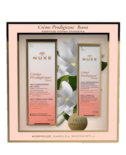 podgląd produktu Nuxe Creme Prodigieuse Boost żelowy krem do skóry normalnej i mieszanej 40 ml + żelowy balsam do skóry wokół oczu 15 ml [ZESTAW]