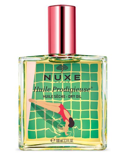 podgląd produktu Nuxe Huile Prodigieuse suchy olejek do pielęgnacji twarzy, ciała i włosów 100 ml [Koralowy Edycja Limitowana 2020]