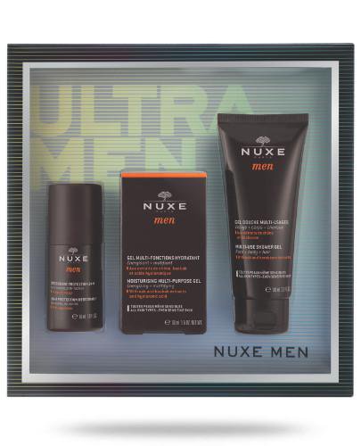 podgląd produktu Nuxe Men 2019 zestaw nawilżający - dezodorant 50 ml +  krem nawilżający 50 ml + żel pod prysznic 100 ml [ZESTAW]