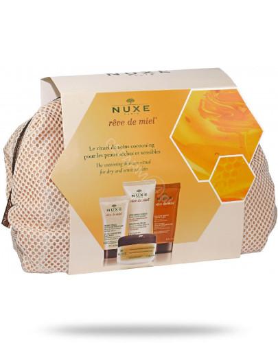 podgląd produktu Nuxe Reve de Miel Cocooning zestaw pielęgnacyjny + kosmetyczka[ZESTAW]