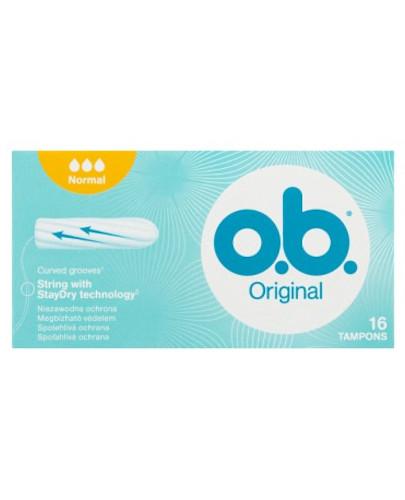 podgląd produktu OB Original Normal tampony higieniczne 16 sztuk