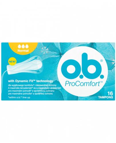 podgląd produktu OB ProComfort Normal tampony higieniczne 16 sztuk