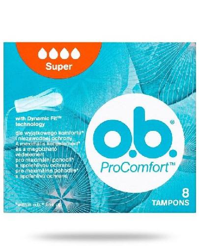 podgląd produktu OB ProComfort Super tampony higieniczne 8 sztuk