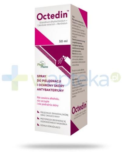 podgląd produktu Octedin antybakteryjny spray do pielęgnacji i ochrony skóry 50 ml