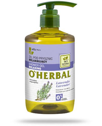 zdjęcie produktu O'Herbal Relaksujący żel pod prysznic z ekstraktem z lawendy 750 ml