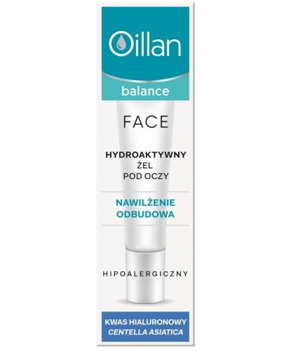 podgląd produktu Oillan Balance Face hydroaktywny żel pod oczy 15 ml
