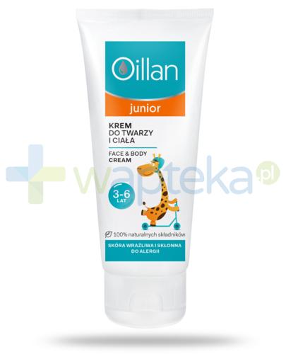 podgląd produktu Oillan Junior krem do twarzy i ciała dzieci 3-6 lat 75 ml