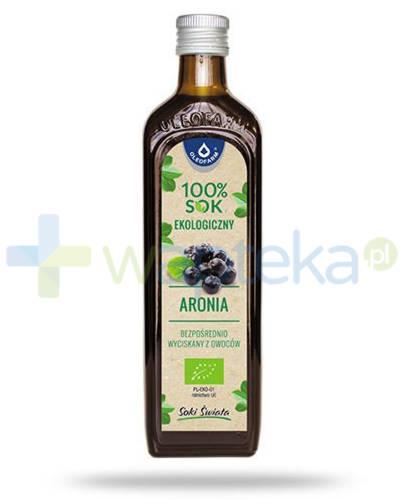 zdjęcie produktu Oleofarm Aronia 100% sok ekologiczny z owoców aronii 490 ml 