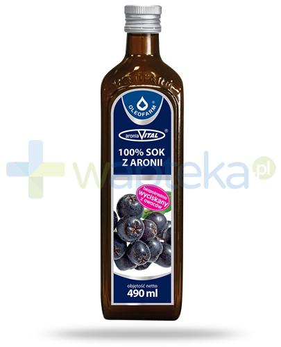 zdjęcie produktu Oleofarm AroniaVital 100% pasteryzoway sok z aronii 490 ml