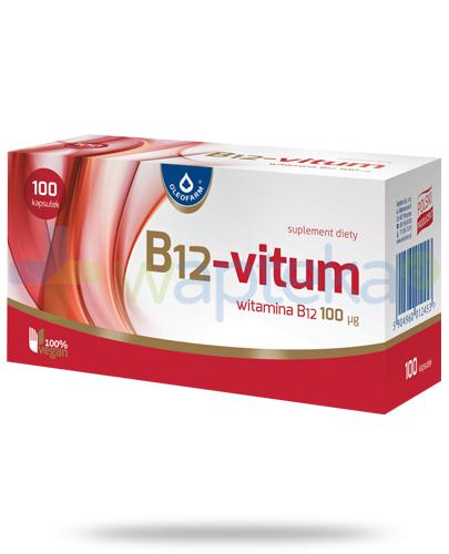 zdjęcie produktu Oleofarm B12-Vitum witamina B12 100mcg 100 kapsułek