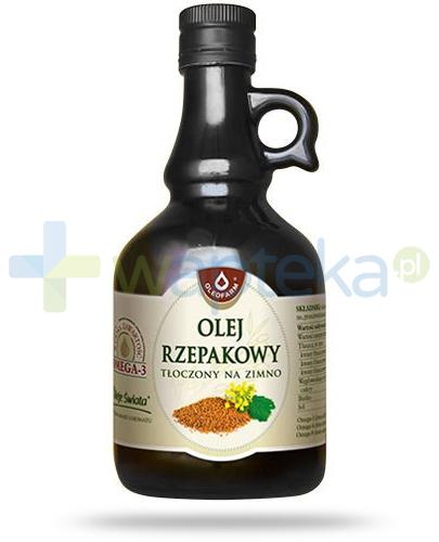 zdjęcie produktu Oleofarm olej rzepakowy tłoczony na zimno, płyn 500 ml 