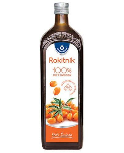podgląd produktu Oleofarm Rokitnik 100% sok z owoców rokitnika 490 ml