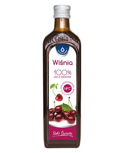 zdjęcie produktu Oleofarm Wiśnia 100% sok z owoców 490 ml
