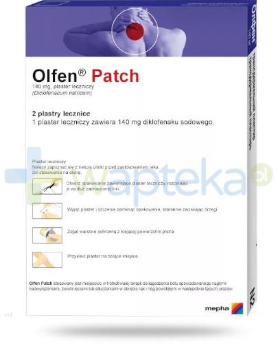 podgląd produktu Olfen Patch plaster leczniczy 2 sztuki 