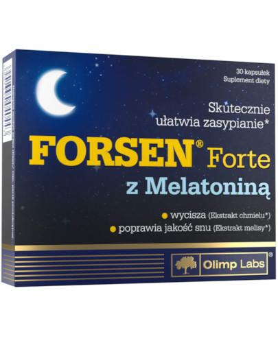 podgląd produktu Olimp Forsen Forte z melatoniną 30 kapsułek