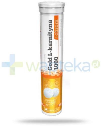 podgląd produktu Olimp Gold L-karnityna 1000 + chrom (pomarańcza) 20 tabletek musujących