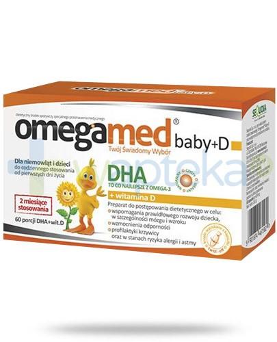 Omegamed Baby D Dha Witamina D Dla Niemowląt I Dzieci 60 Kapsułek