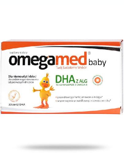 podgląd produktu Omegamed Baby DHA z ALG dla niemowląt i dzieci 30 kapsułek