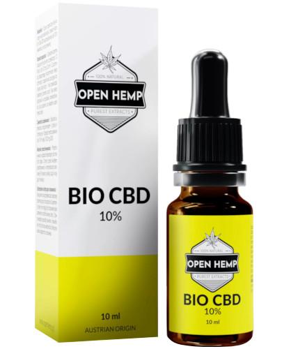 podgląd produktu Open Hemp Bio CBD 10% olej konopny 10 ml