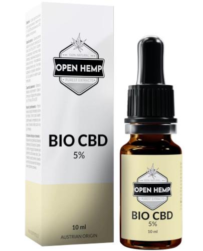zdjęcie produktu Open Hemp Bio CBD 5% olej konopny 10 ml