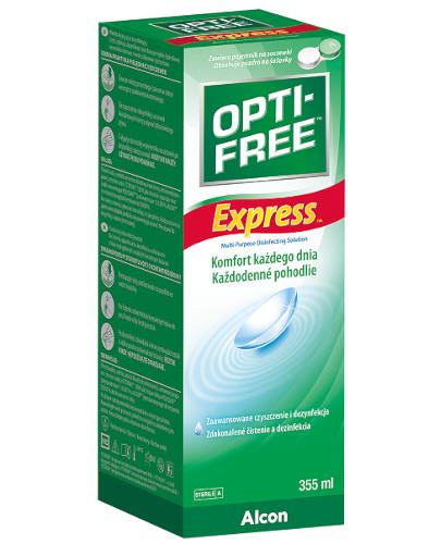 podgląd produktu Opti-Free Express wielofunkcyjny płyn do soczewek 355 ml