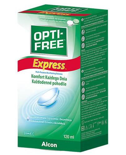 podgląd produktu Opti-Free Express wielofunkcyjny płyn do soczewek 120 ml