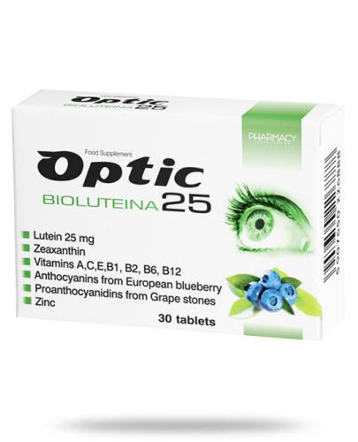podgląd produktu Optic Bioluteina 25mg 30 tabletek