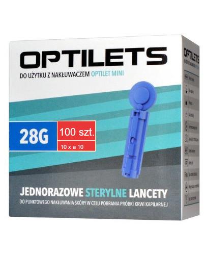 zdjęcie produktu Optilets jednorazowe sterylne lancety (igły) 100 sztuk