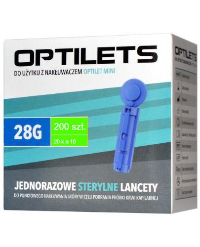 zdjęcie produktu Optilets jednorazowe sterylne lancety (igły) 200 sztuk