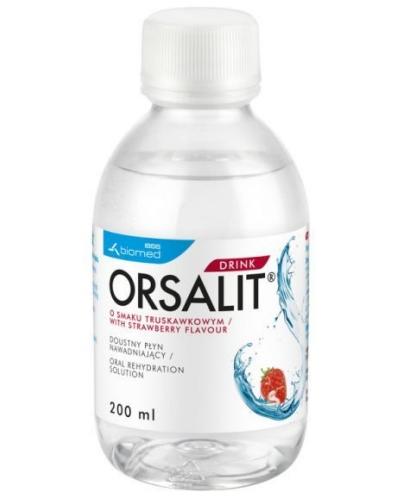 podgląd produktu Orsalit Drink smak truskawkowy płyn 200 ml