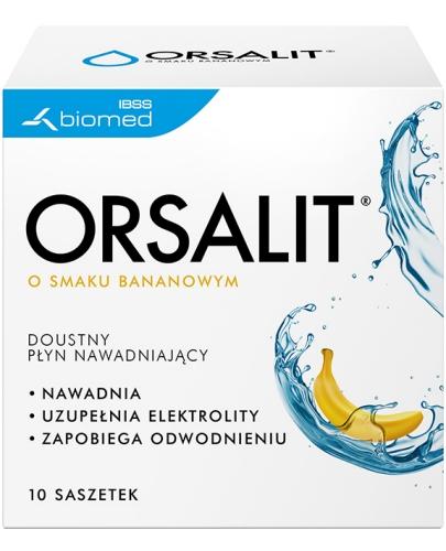 podgląd produktu Orsalit smak bananowy 10 saszetek
