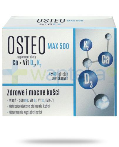 podgląd produktu Osteo Max 500 Ca + Vit D3 + K2 60 tabletek
