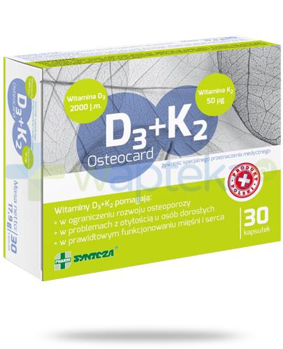 podgląd produktu Osteocard D3 + K2 30 kapsułek