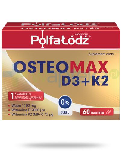 zdjęcie produktu OsteoMax D3 + K2 Polfa Łódź 60 tabletek