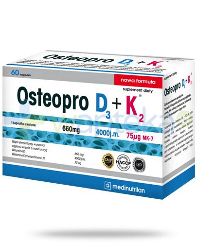 podgląd produktu Osteopro D3 + K2 60 kapsułek