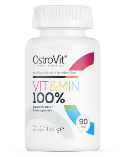 zdjęcie produktu OstroVit 100% Vit&Min 90 tabletek